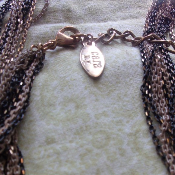 Super long multi strand Cara N.Y. necklace - Picture 2 of 2